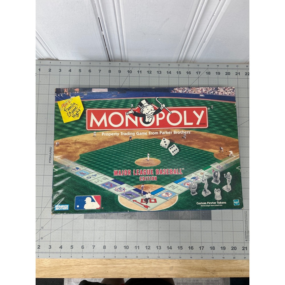 Monopoly MLB Edition Board Game Baseball 1999 Incomplete Replacement‎ Pieces